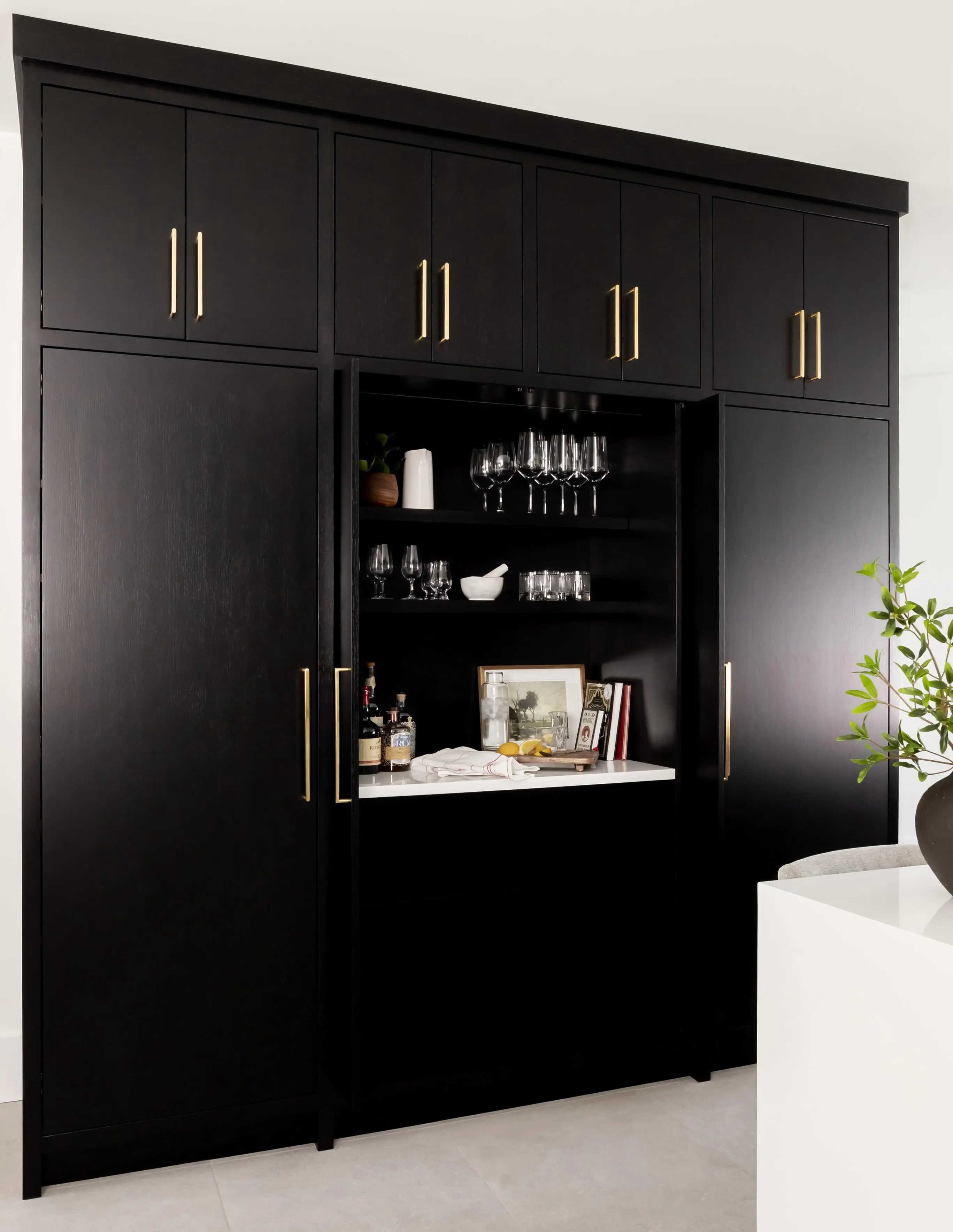White Oak Open Shelving Kitchen - Image 1