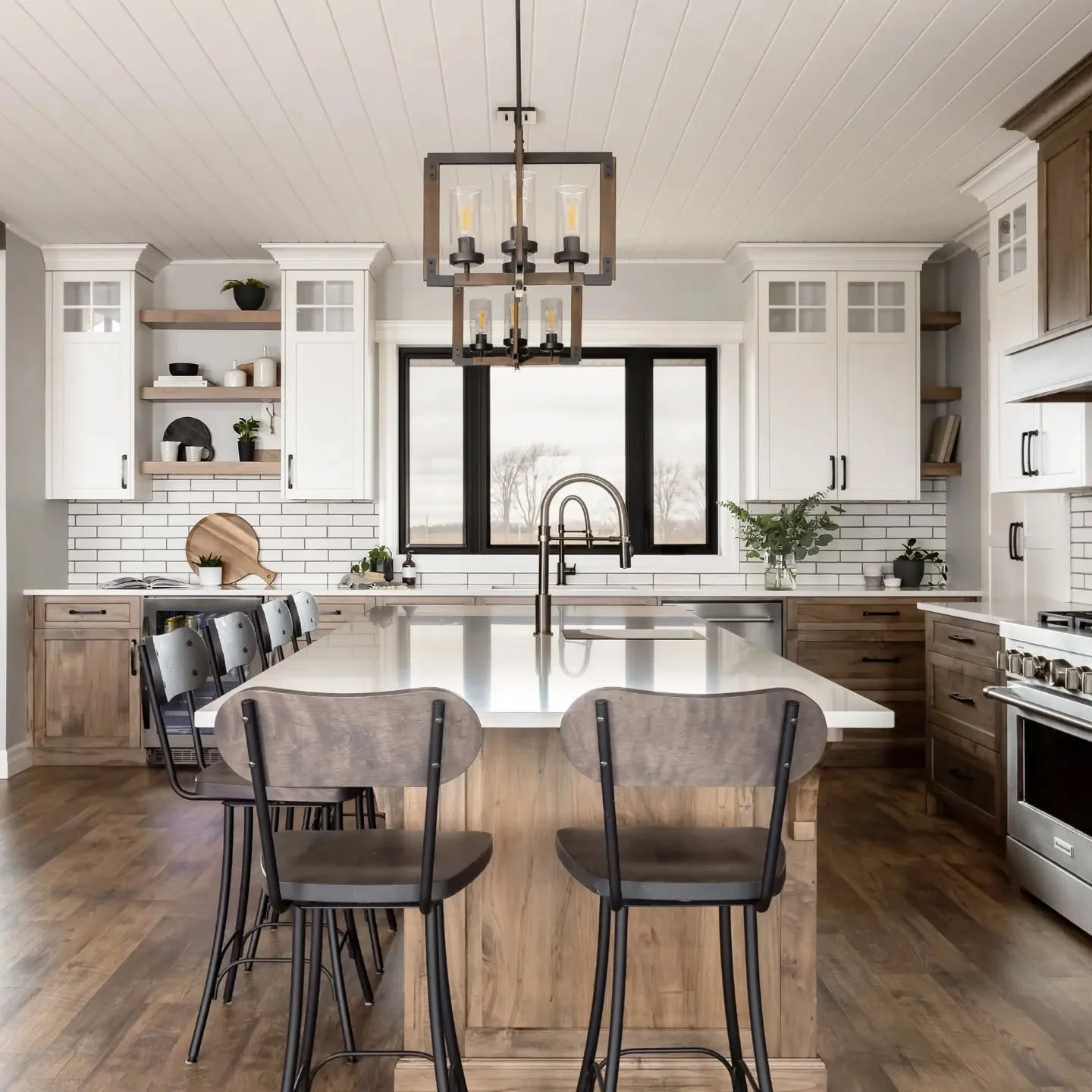 Wormy Maple Kitchen with Granite - Image 3