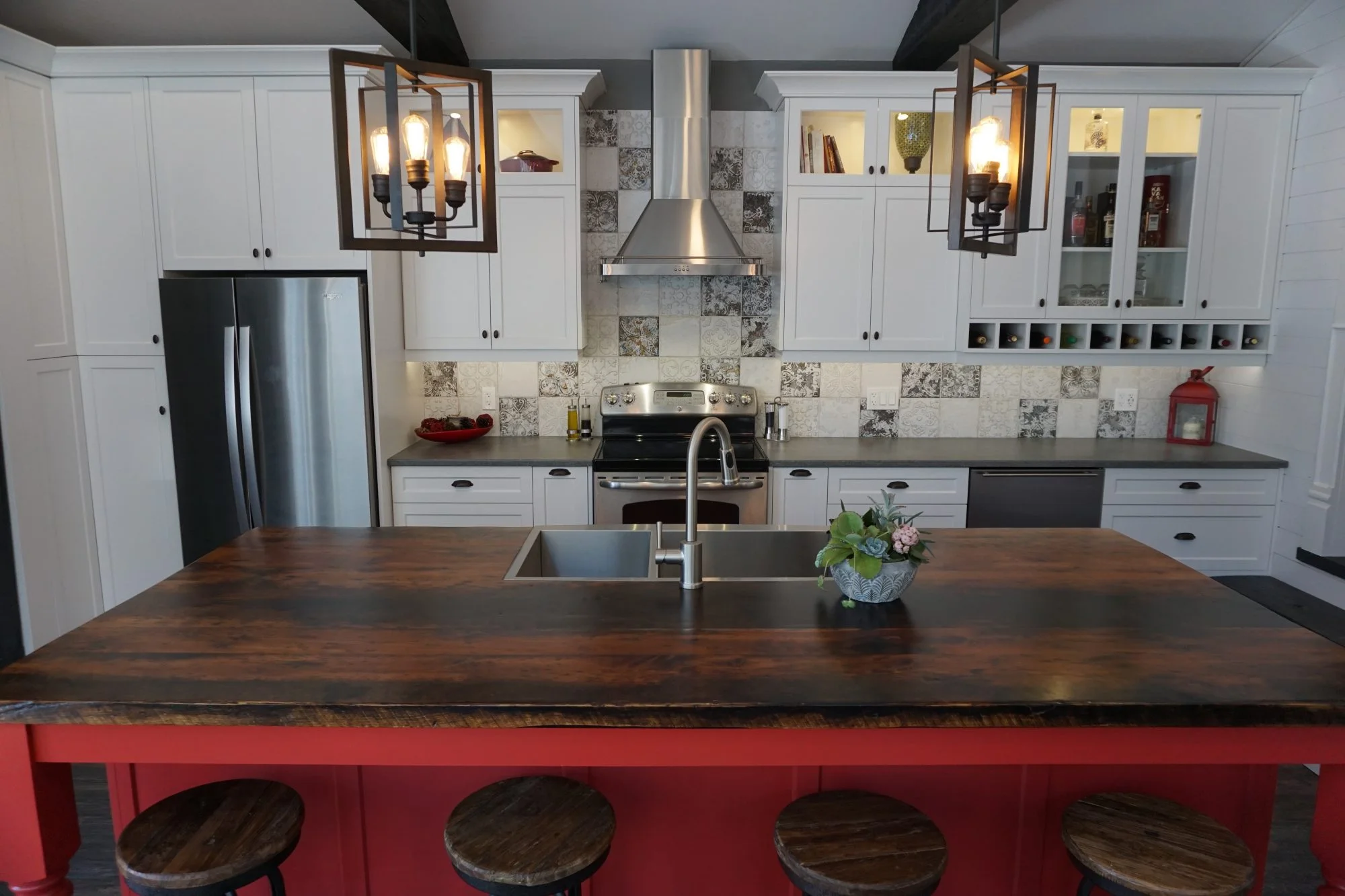 Rustic Hemlock Island Kitchen - Image 4