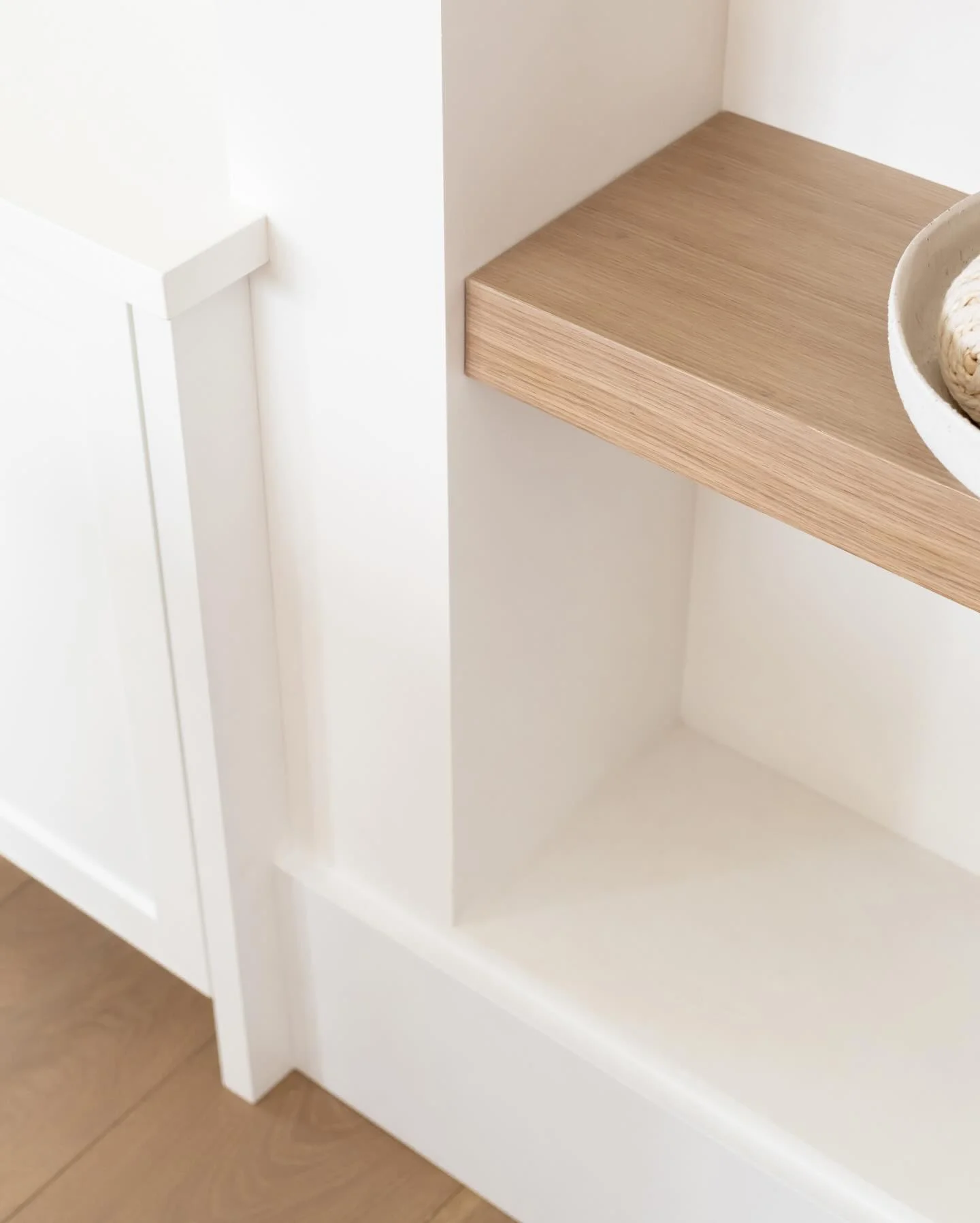 Oak Open Shelving Built-In - Image 4