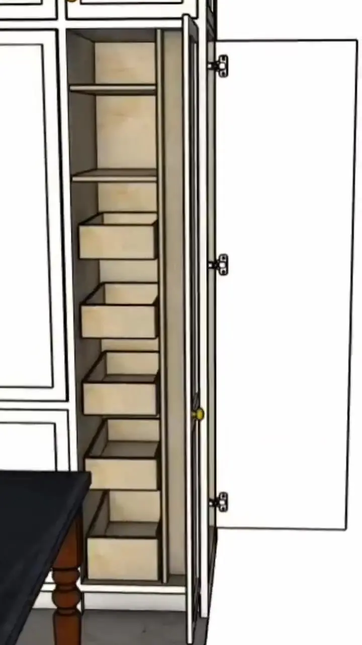 Inset kitchen with hardware and pantry video by Heirlooms Custom Cabinetry