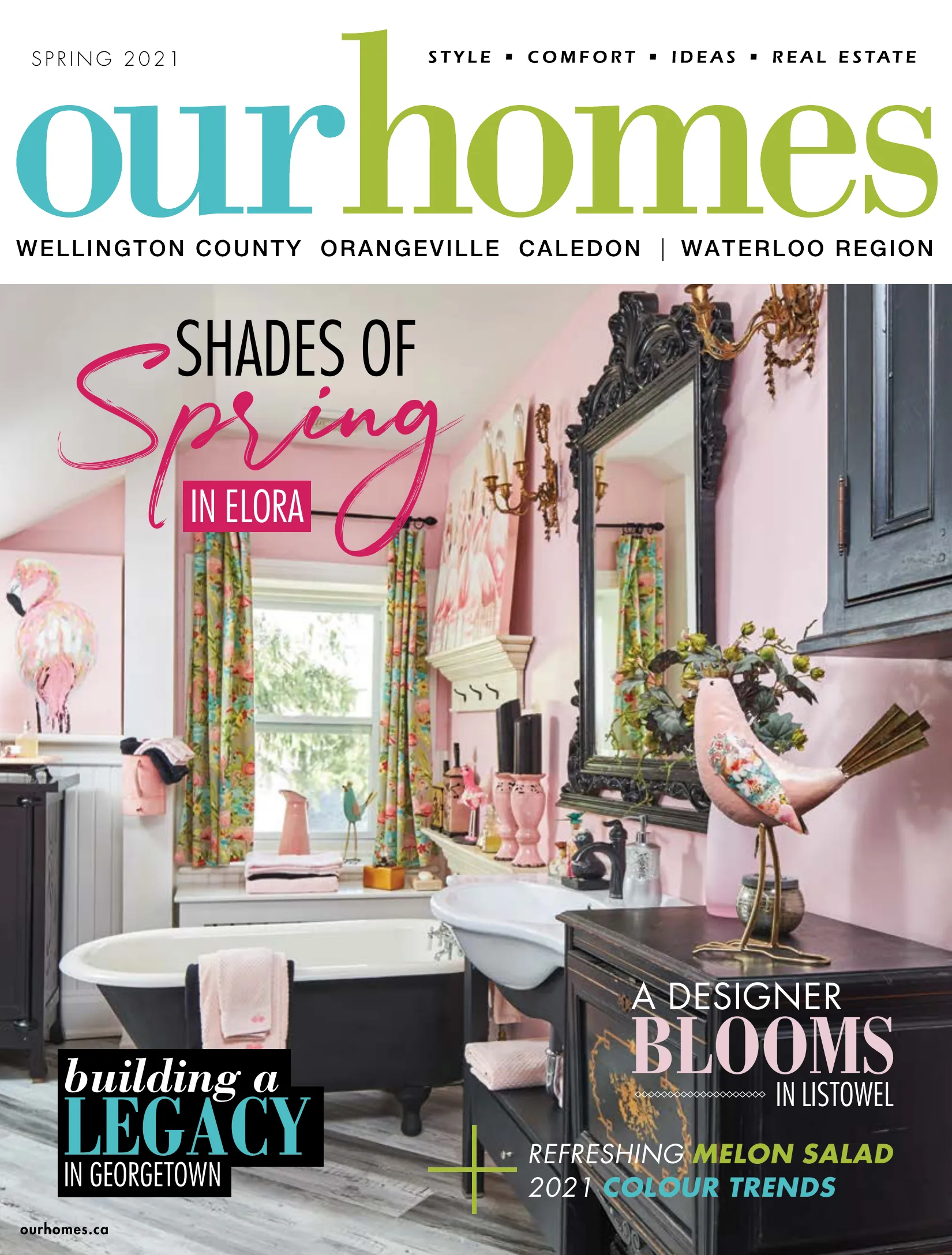 Our Homes Wellington County Spring 2021 magazine cover
